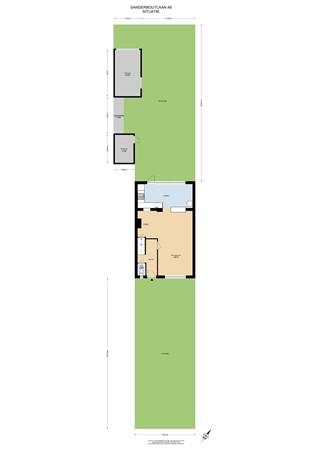 Floorplan - Sanderboutlaan 49, 6171 BB Stein
